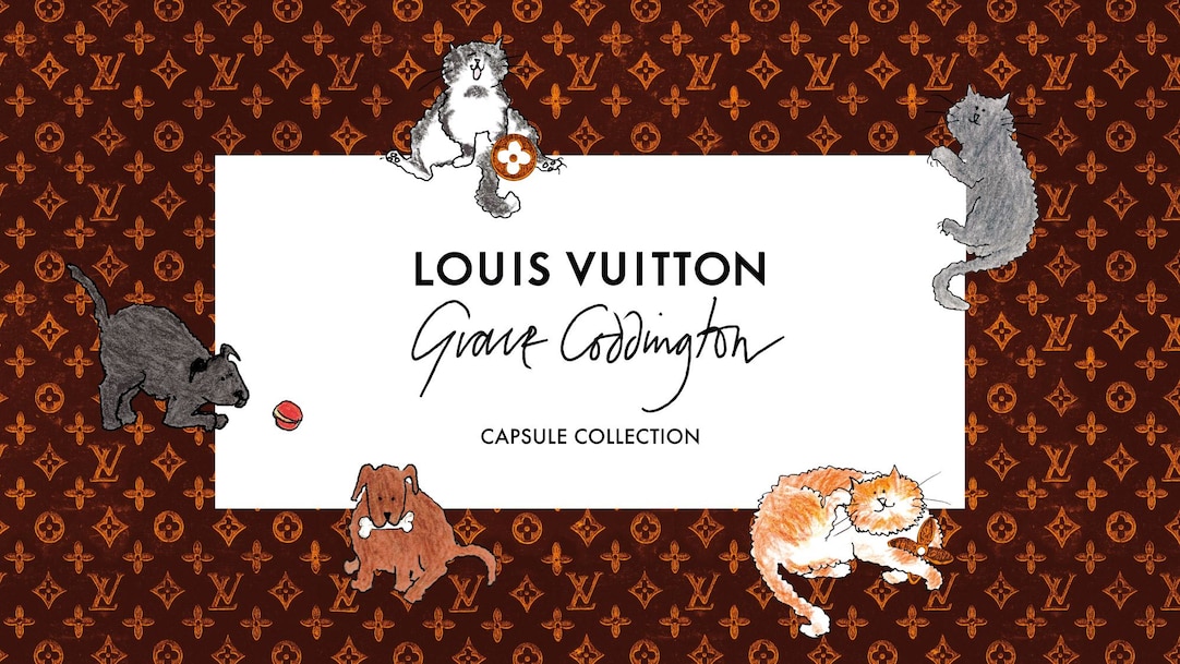 Grace Coddington and Louis Vuitton Designed Cat's Pajamas