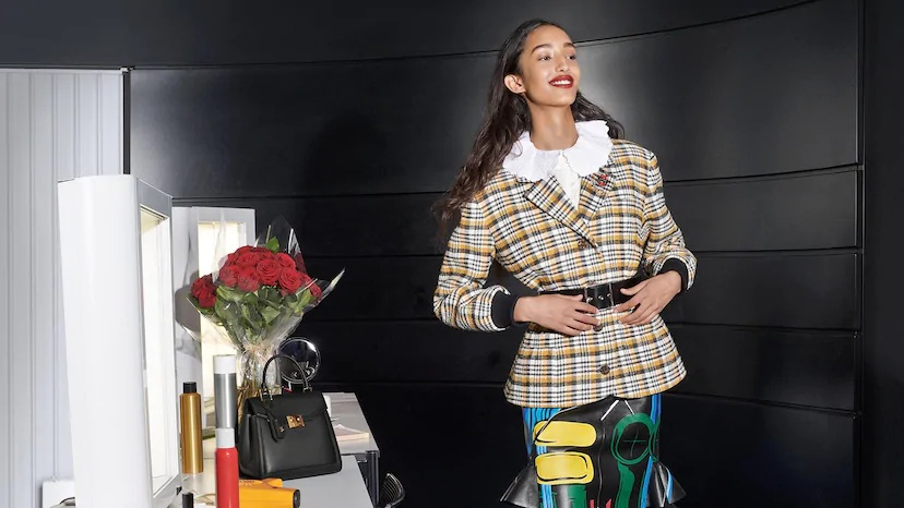 Louis Vuitton's pre-fall 2019 collection featuring Samara Weaving